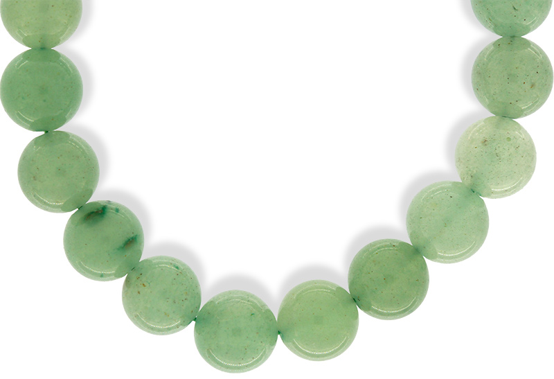 Jade Armband 10mm Jade Perlen auf doppelten Gummiband AR003 nah