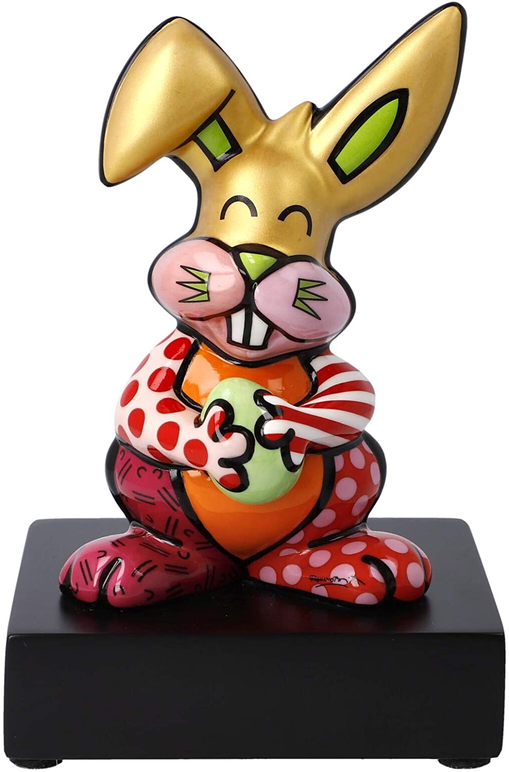 Goebel Figur Romero Britto - "Orange Rabbit" Romero Britto Bunt Porzellan 66452781