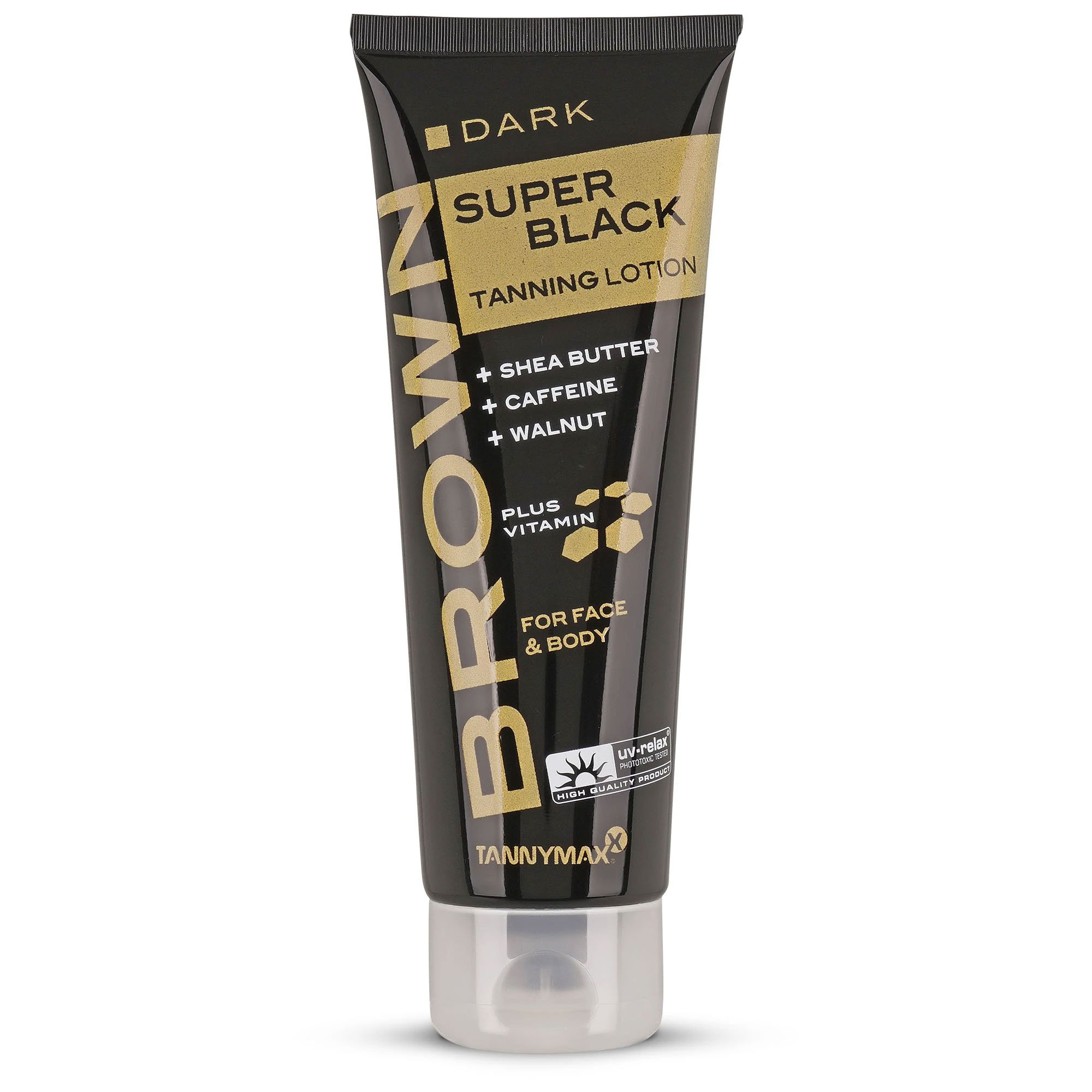 Tannymaxx BROWN Super Black Tanning Lotion Bräunungsverstärker Für Sonne und Solarium 106010000 width=