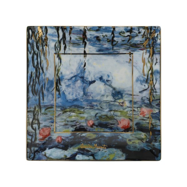Seerosen mit Weide - Schale Bunt Claude Monet Goebel 66516721