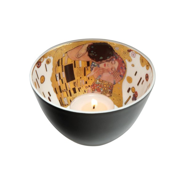 Der Kuss - Teelicht Bunt Gustav Klimt Goebel 66522201