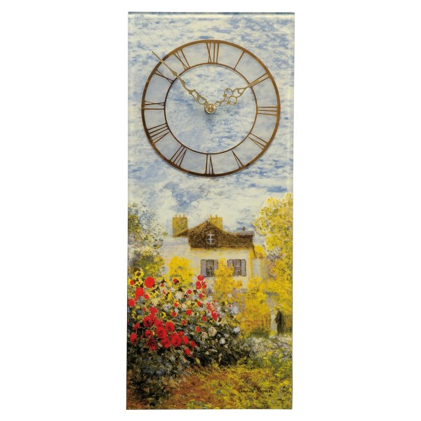 Das Künstlerhaus - Wanduhr Bunt Claude Monet Goebel 67020591