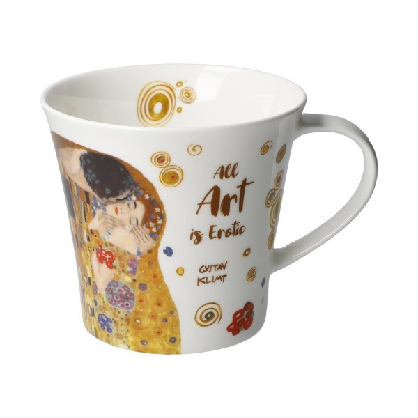 All Art is Erotic - Coffee-/Tea Mug Bunt Gustav Klimt Goebel 67012731
