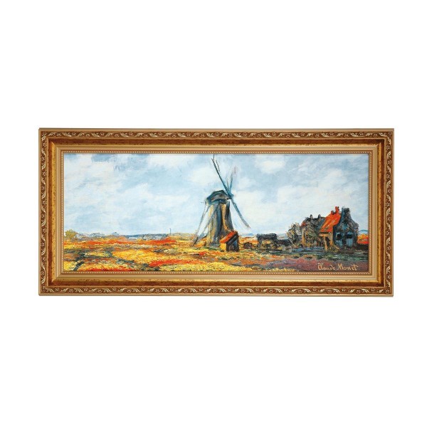 Tulpenfeld - Wandbild Bunt Claude Monet Goebel 66519511