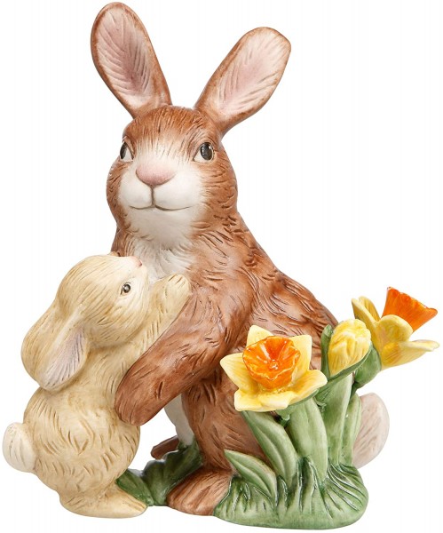 Figur Hase Jahreshase 2020 Goebel Ostern Figur Osterhase Porzellan Mehrfarbig