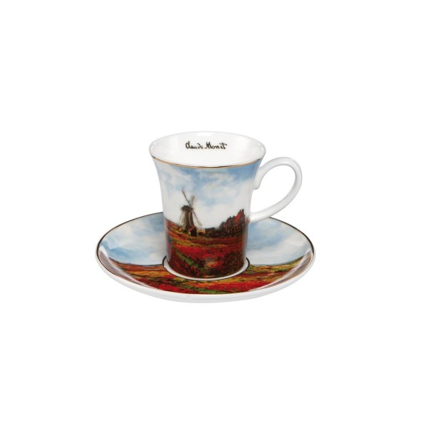 Tulpenfeld - Espressotasse Bunt Claude Monet Goebel 67011791