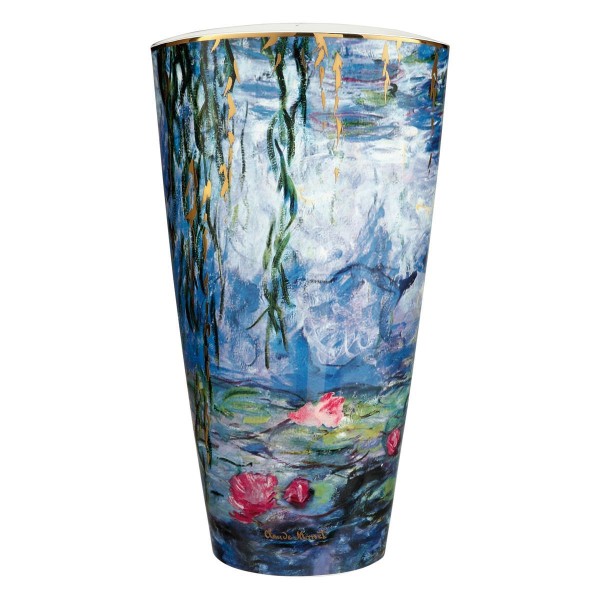 Seerosen mit Weide - Vase Bunt Claude Monet Goebel 66539021