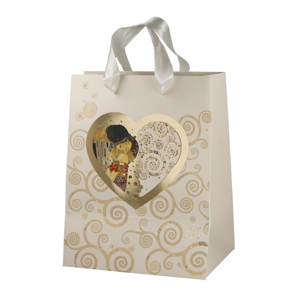 Heart Kiss - Geschenktüte Bunt Gustav Klimt Goebel 67061201