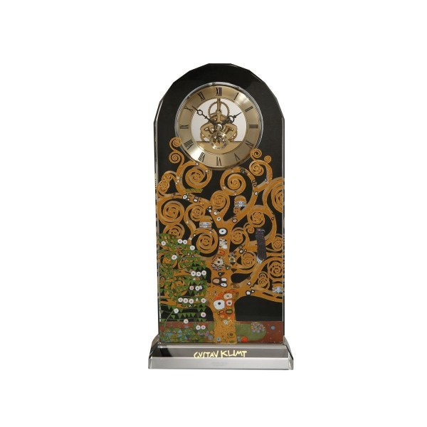 Der Lebensbaum - Tischuhr Bunt Gustav Klimt Goebel 66879861