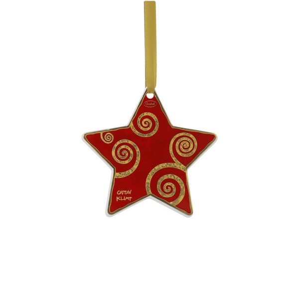 Der Lebensbaum Weiß-Rot - Hängeornament Bunt Gustav Klimt Christmas Time Goebel 67025091