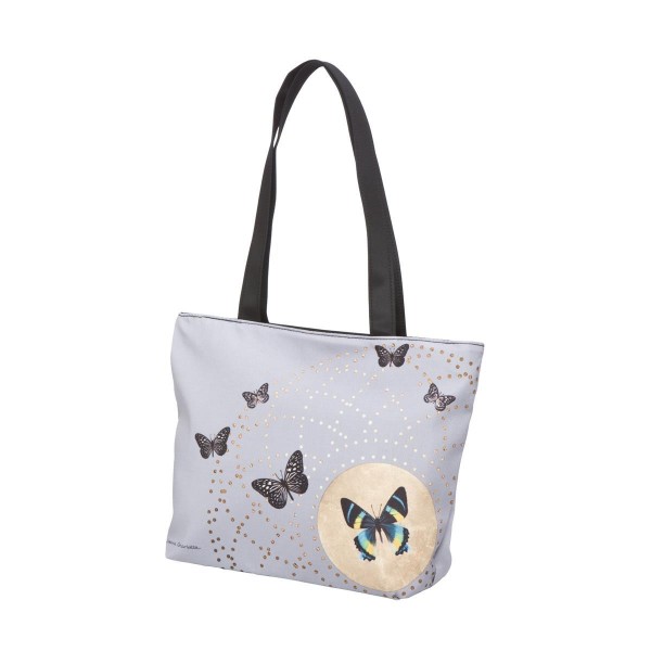 Grey Butterflies - Shopper Bunt Joanna Charlotte Goebel 26150351