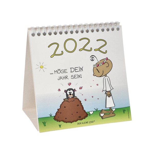 Tischkalender 2022 Der kleine Yogi Bunt Schreibtisch Accessoires Goebel 54102631