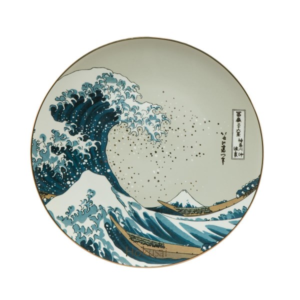Die Welle - Wandteller Bunt Katsushika Hokusai Goebel 66489411