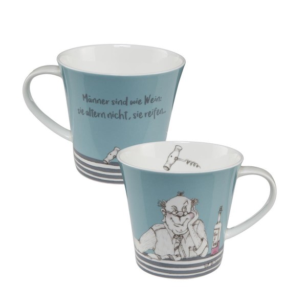 Männer sind wie Wein - Coffee-/Tea Mug Bunt Barbara Freundlieb Goebel 27000061