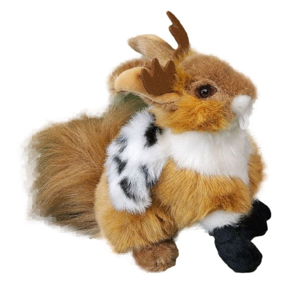 FÖRSTER Stofftier 6664 Wolpertinger 22cm Stofftier Plüschtier Kuscheltier