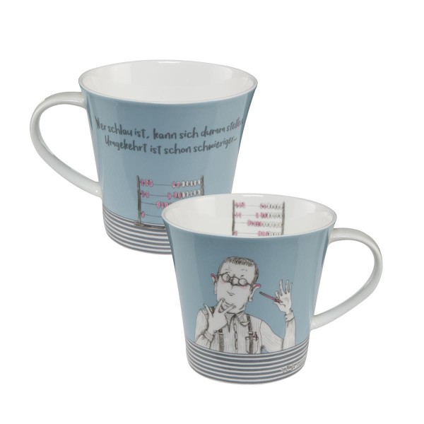 Wer schlau ist - Coffee-/Tea Mug Bunt Barbara Freundlieb Goebel 27000081