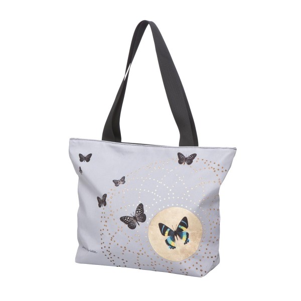 Grey Butterflies - Shopper Bunt Joanna Charlotte Goebel 26150341