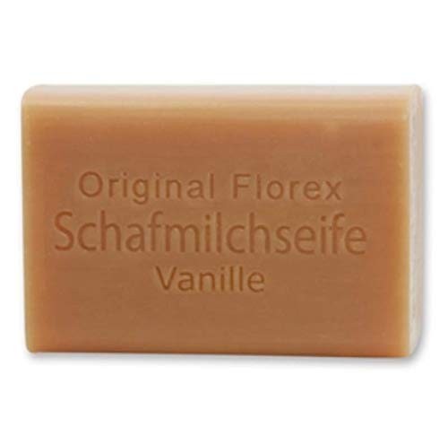 Florex Schafmilchseife - Vanille - sorgt für Ausgeglichenheit von Körper und Seele 100 g