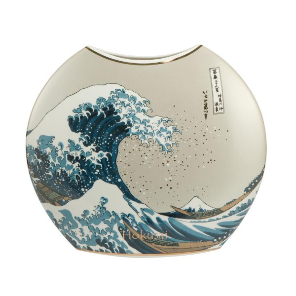 Die Welle - Vase Bunt Katsushika Hokusai Goebel 66539471