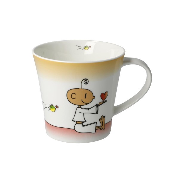 Coffee-/Tea Mug - Du bist mein Liebling Bunt Wohnaccessoires Goebel 54101821