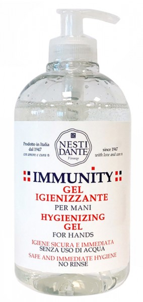 Nesti Dante Immunity 500ml Desinfektionsgel für Händy ohne Wasser mit antibakteriellem Wirkstoff Veg