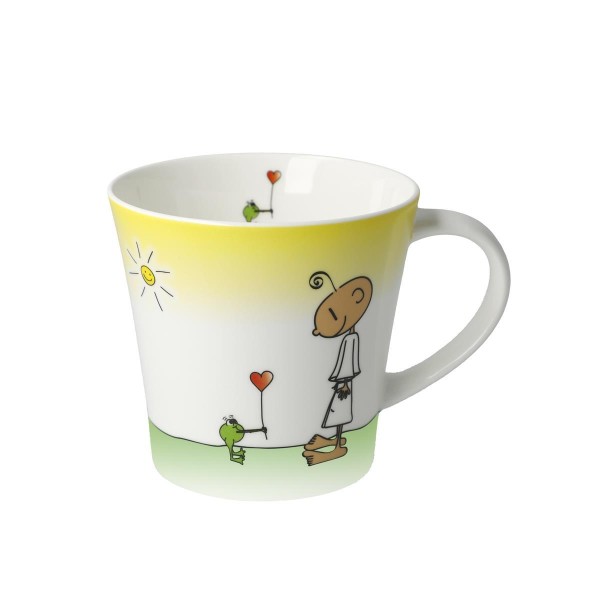 Coffee-/Tea Mug - Glücklich Bunt Wohnaccessoires Goebel 54101261