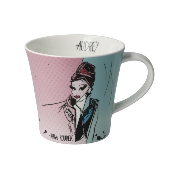 Audrey - Coffee-/Tea Mug Bunt Ivana Koubek Goebel 27100031