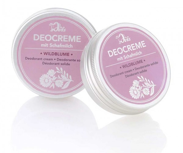 Ovis Hansen Deocreme Wildblume 30g zeo waste in Metalldose ohne Aluminium, ohne Alkohol, ohne synth.