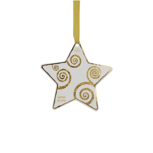 Der Lebensbaum Gold-Weiß - Hängeornament Bunt Gustav Klimt Christmas Time Goebel 67025111
