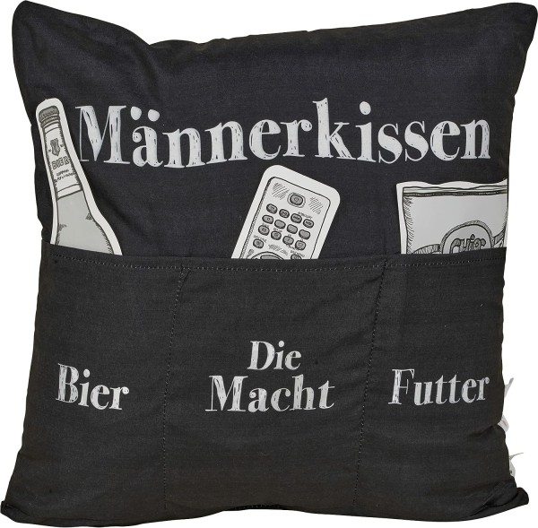 Sofahelden Männerkissen Couch Dekoration Männerabend - Geschenk für Lieblingsmann - Hingucker auf je