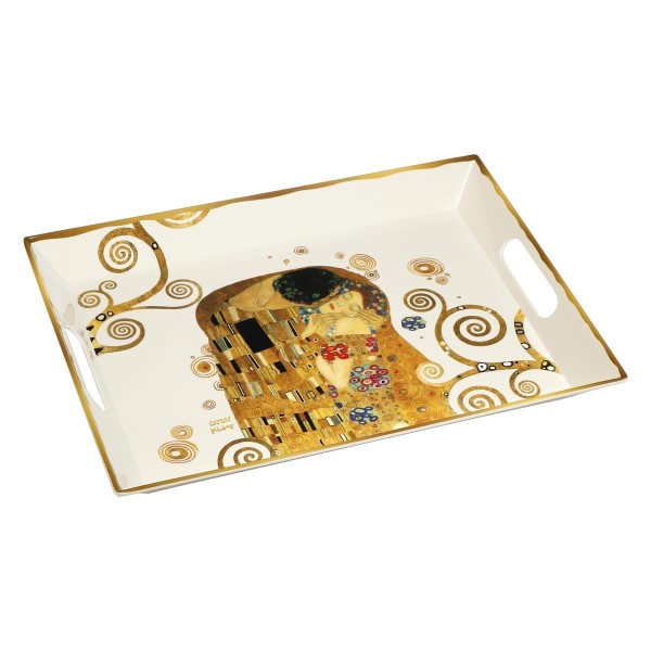 Der Kuss - Tablett Bunt Gustav Klimt Goebel 67017541