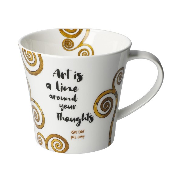 Art is a line... - Coffee-/Tea Mug Bunt Gustav Klimt Goebel 67012741