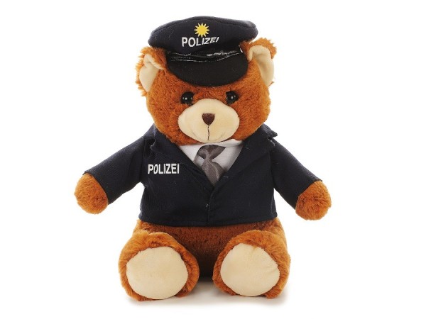 Polizist Euro Souvenirs Kuscheltier Bär 30841 aus Plüsch weiches Stofftier