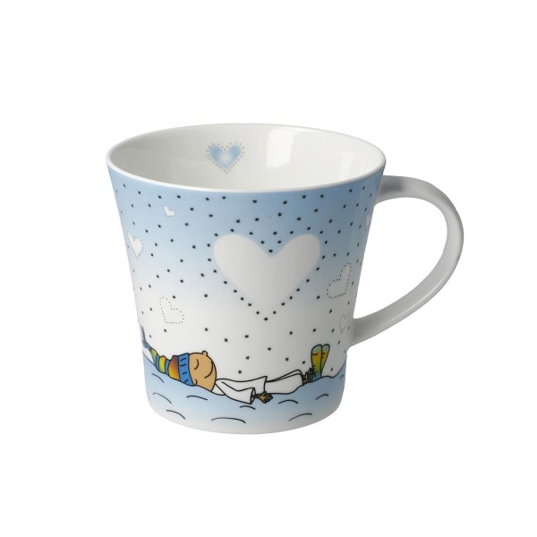 Coffee-/Tea Mug - L(I)EBE Bunt Wohnaccessoires Goebel 54101731