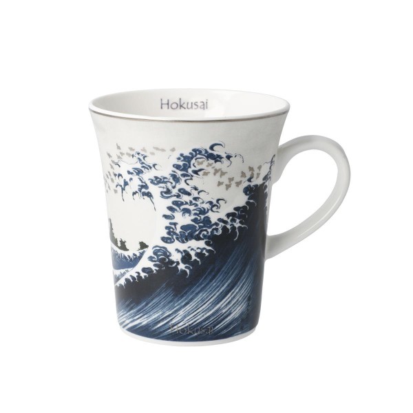Die Welle II - Künstlerbecher Bunt Katsushika Hokusai Goebel 67011371
