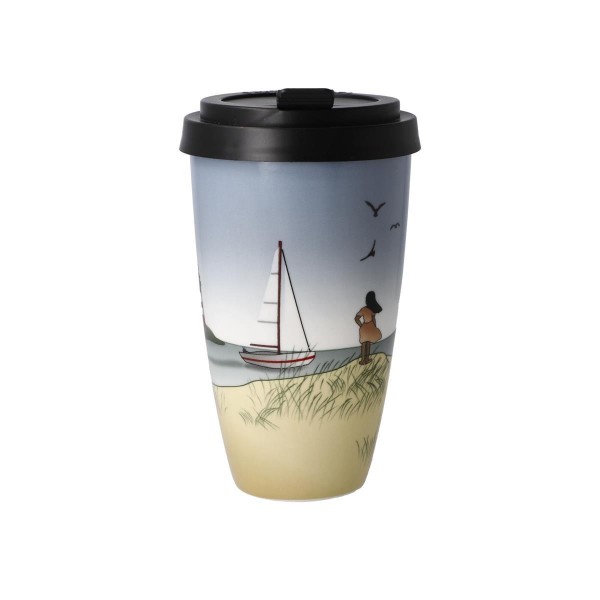 Mug To Go "Ocean Love" Bunt Scandic Home Wohnaccessoires Goebel 23101591