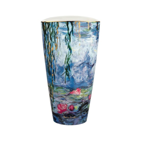 Seerosen mit Weide - Vase Bunt Claude Monet Goebel 66539031