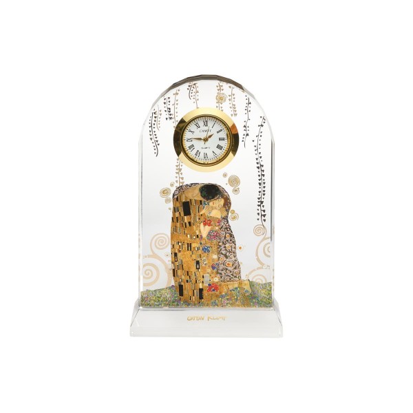 Der Kuss - Tischuhr Bunt Gustav Klimt Goebel 66522511