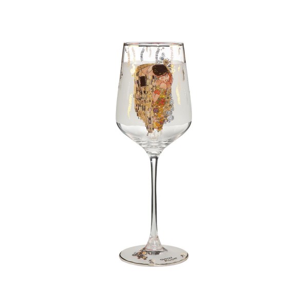 Der Kuss - Weinglas Bunt Gustav Klimt Goebel 66926681