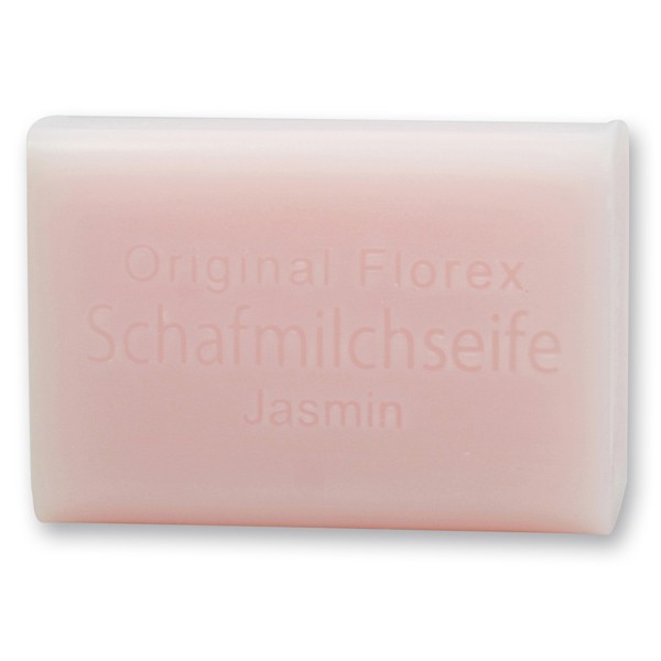 Florex Schafmilchseife - Jasmin - sinnlicher wohltuender Duft des Jasmins hebt die Stimmung 100 g