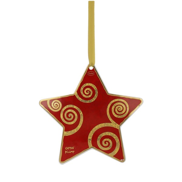 Der Lebensbaum Weiß-Rot - Hängeornament Bunt Gustav Klimt Christmas Time Goebel 67025101