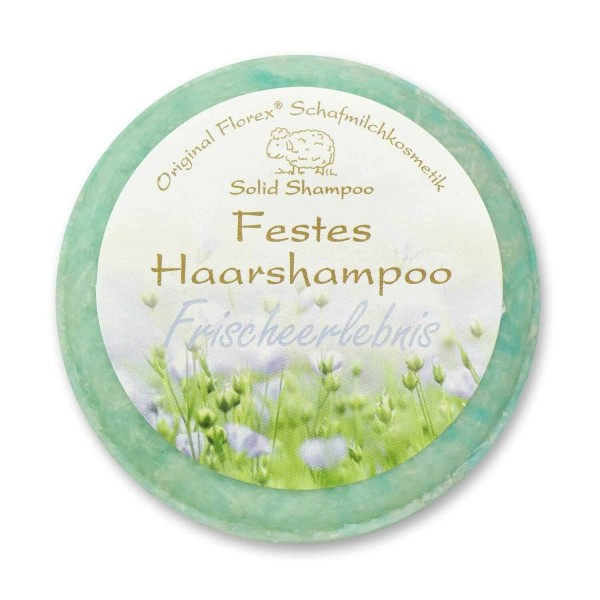 Florex Festes Haarshampoo Frischeerlebnis mit Schafmilch verpackt in Folie 58 g 9239FE