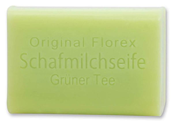Florex Schafmilchseife 100 g Stück Seife Naturseife Schafmilch (Grüner Tee)