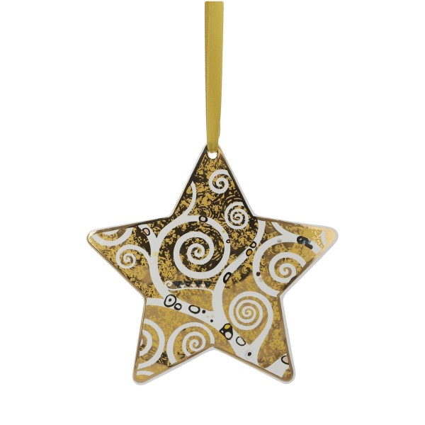 Der Lebensbaum Gold-Weiß - Hängeornament Bunt Gustav Klimt Christmas Time Goebel 67025121