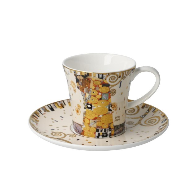Die Erfüllung - Kaffeetasse Bunt Gustav Klimt Goebel 67014021