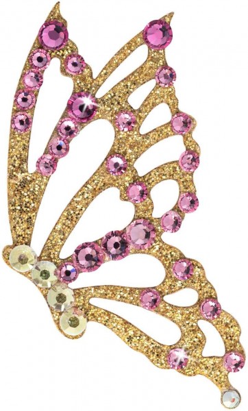 Freedom 1 Gold-Rosa 1016005DE Körperschmuck Swarovksi Crystal Pink