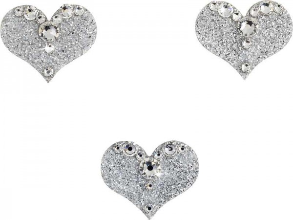 Love 1 Silber-Kristall 1016047DE Körperschmuck Swarovski Crystal