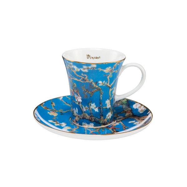 Mandelbaum Blau - Espressotasse Bunt Vincent van Gogh Goebel 67021201