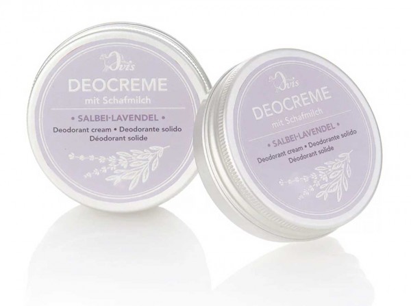 Ovis Hansen Deocreme Salbei-Lavendel 30g zeo waste in Metalldose ohne Aluminium, ohne Alkohol, ohne