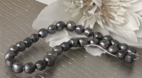 P601 Riesiger Barocke Süsswasser-Zucht-Perlen Strang Thaiti Silber ca. 13mm P601 Riesiger Barocke Süsswasser-Zucht-Perlen Strang Thaiti Silber ca. 13mm